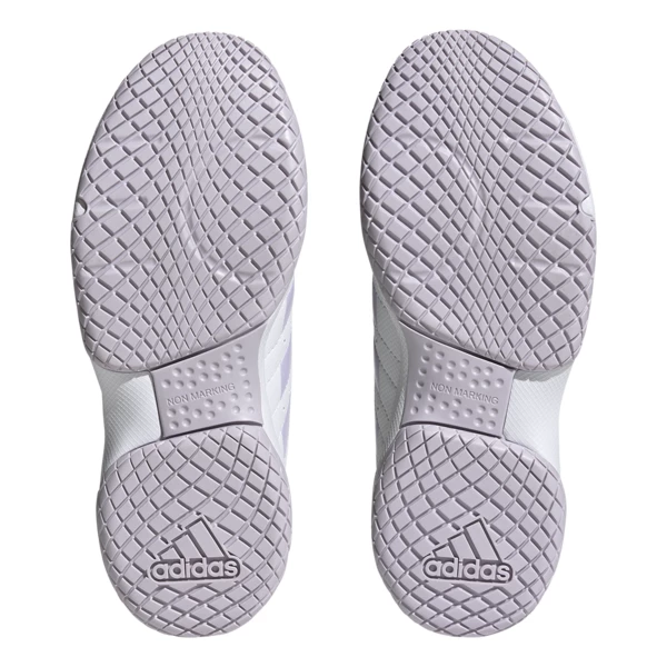 Adidas Womens Ligra 7 Indoor Court Shoes Cloud White Silver Dawn 2 Adidas Womens Ligra 7 Indoor Court Shoes Cloud White Silver Dawn - Image 2