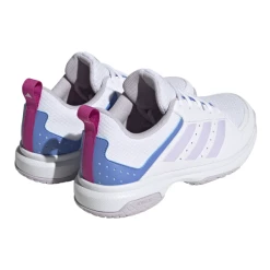 Adidas Womens Ligra 7 Indoor Court Shoes Cloud White Silver Dawn 10 Adidas Womens Ligra 7 Indoor Court Shoes Cloud White Silver Dawn -Cheap Squash Store SWAD29917WomLigra7White P5