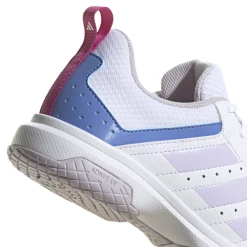 Adidas Womens Ligra 7 Indoor Court Shoes Cloud White Silver Dawn 11 Adidas Womens Ligra 7 Indoor Court Shoes Cloud White Silver Dawn -Cheap Squash Store SWAD29917WomLigra7White P6