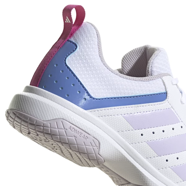 Adidas Womens Ligra 7 Indoor Court Shoes Cloud White Silver Dawn 6 Adidas Womens Ligra 7 Indoor Court Shoes Cloud White Silver Dawn - Image 6