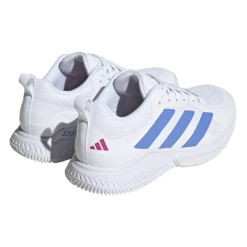 Adidas Women's Court Team Bounce 2.0 Indoor Court Shoe Cloud White -Cheap Squash Store SWAD29923CourtTeamBounce2White P5
