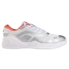 Salming Women's Kobra Recoil Indoor Court Shoe White Living Coral